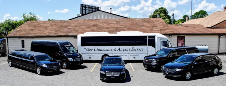 Ace Limousine and Airport Service luxury transportation fleet