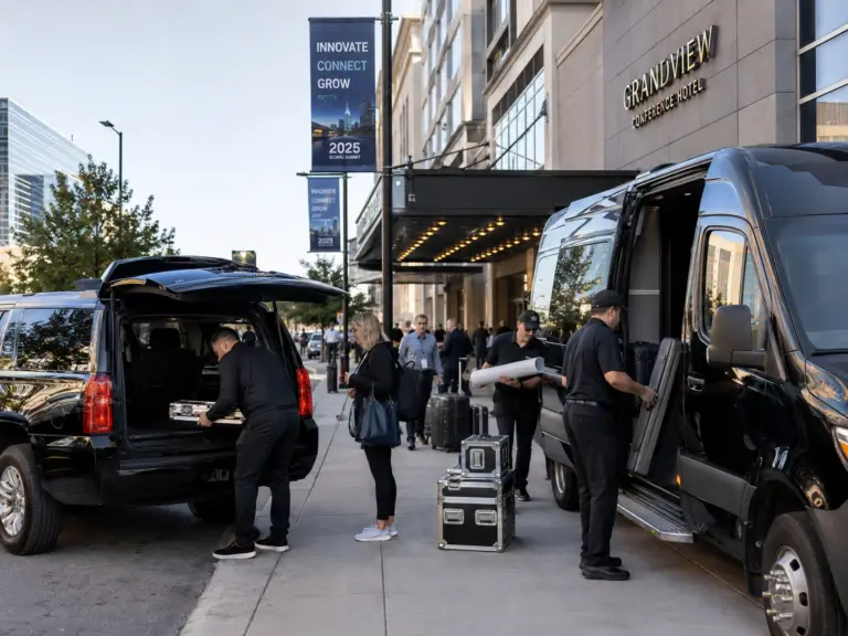 Trade show shuttle transportation from Ace Limousine