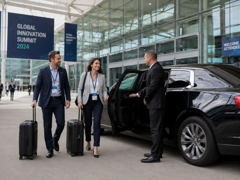 Trade show and conference transportation service
