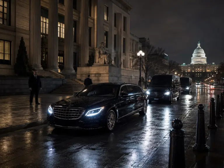 Private government transportation vehicle for officials and personnel