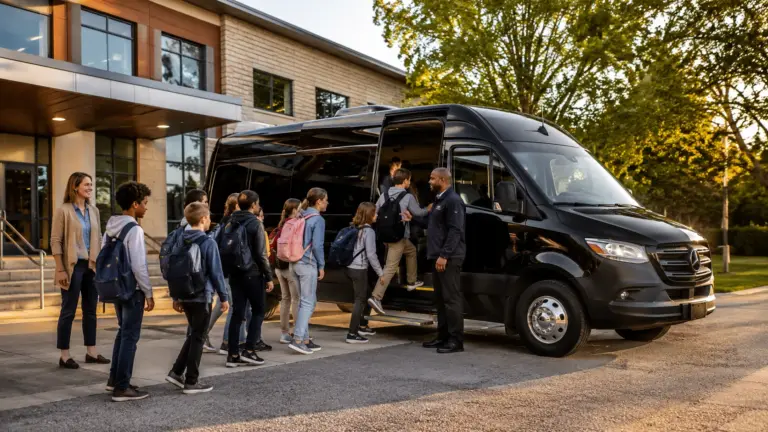 Comfortable K-12 school transportation from Ace Limousine