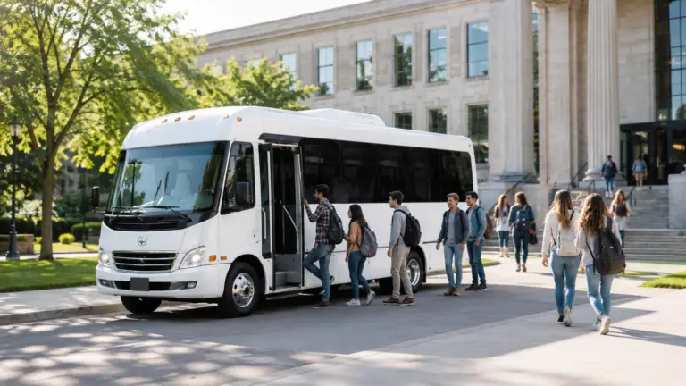 University and campus shuttle transportation service