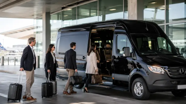 Comfortable airport shuttle service from Ace Limousine