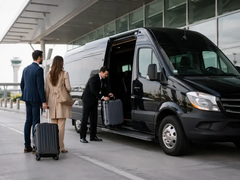 Ace Limousine airport Sprinter luggage assistance