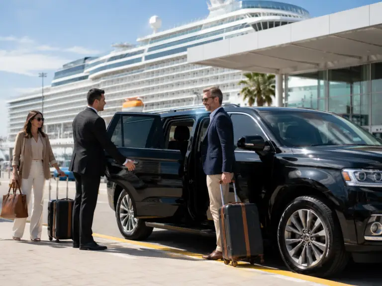 Ace Limousine cruise port executive SUV transfer