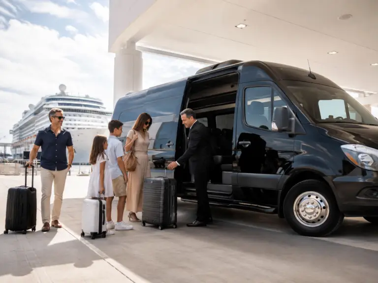 Ace Limousine cruise terminal Sprinter van service