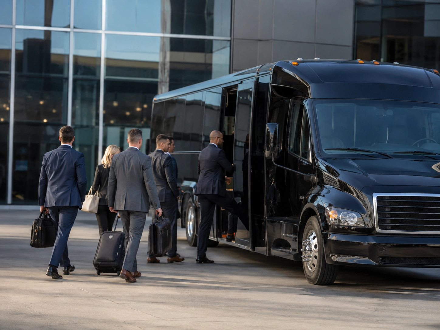 Ace Limousine executive charter bus service