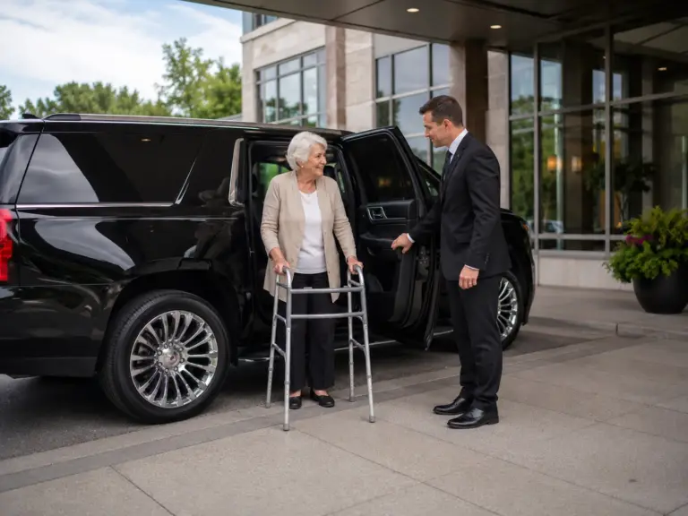 Ace Limousine medical transportation SUV assistance