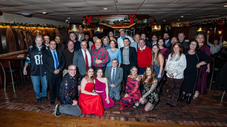 Ace Limousine team at a holiday party